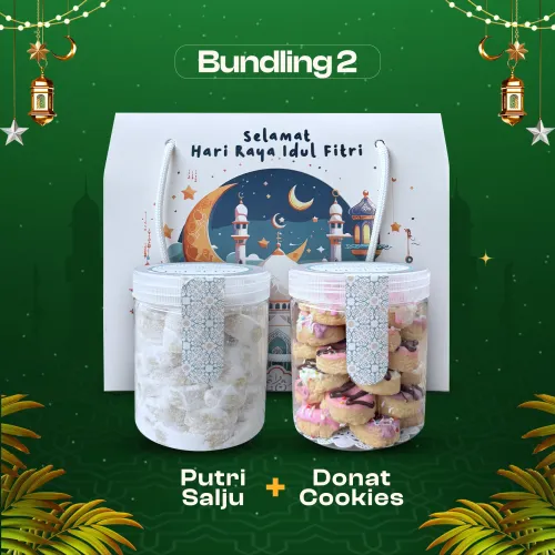 Bundling Cookies Lebaran Putri Salju + Donat CKS_008